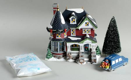 Snow Village 1224 Kissing Claus Lane - With Box Bx818