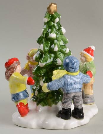 Snow Village Kids Around The Tree-1st Year Edition - No Box by Department 56
