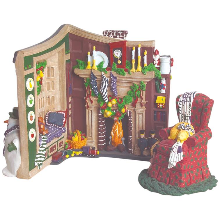 All Through The House Down Chimney/Sugar Plum Chair Set Of 2 - Boxed