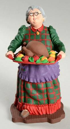 All Through The House Aunt Martha With Turkey - Boxed