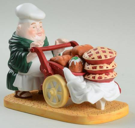 Merry Makers Bartholomew The Baker With Cart - Boxed
