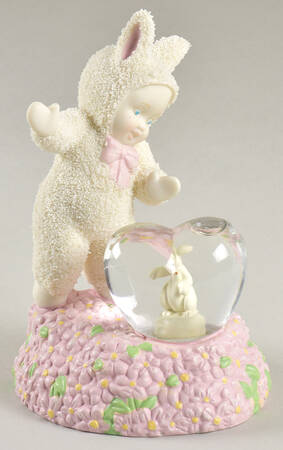 Snowbunnies Bunny In My Heart-Waterglobe - With Box Bx245