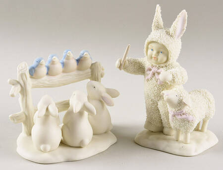 Snowbunnies Let's All Sing Like The Birdies Sing-2pc - Boxed