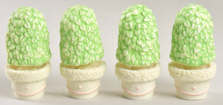 Snowbunnies Shrubs-In-A-Tub-Set Of 4 - Boxed