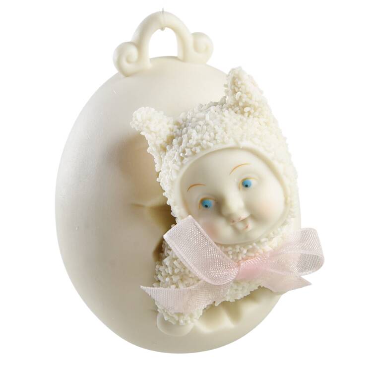 Snowbunnies Wus I Hatched Ornament - With Box