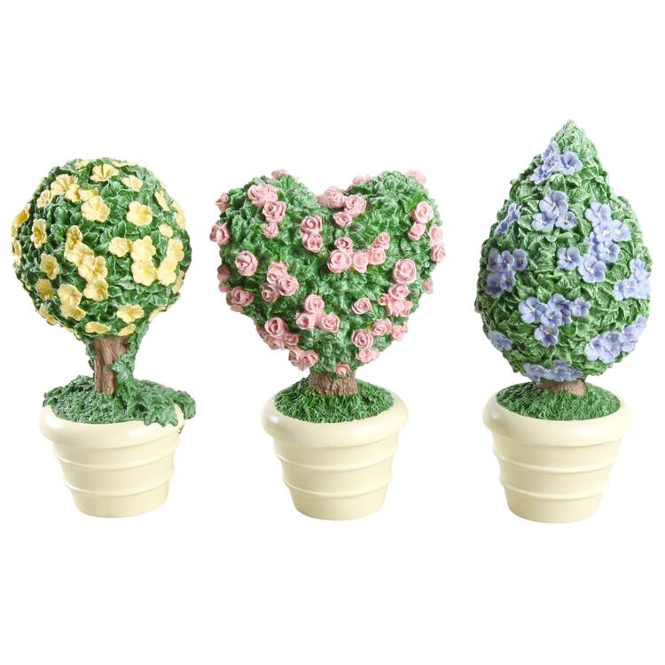 Snowbunnies Spring Topiary-Small - Boxed
