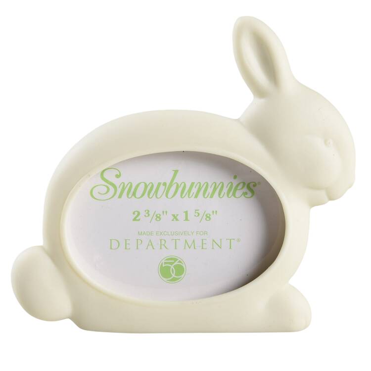 Snowbunnies Picture Frame-Rabbit - With Box