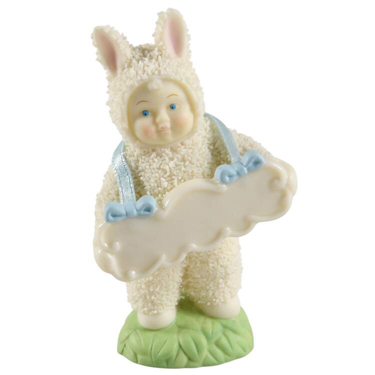 Snowbunnies Placecard Holder - Blue - No Box