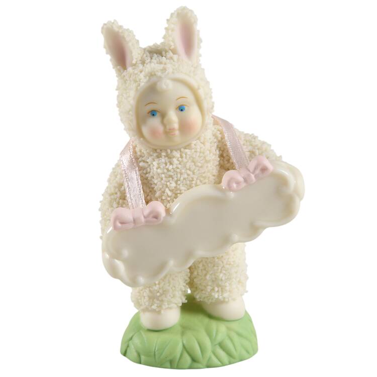 Snowbunnies Placecard Holder - Pink - No Box
