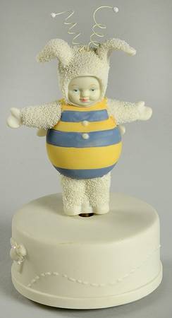 Snowbunnies Be My Baby Bunny Bee - Boxed