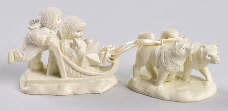 Snowbabies-Miniature Mush!-Set Of 2 - No Box