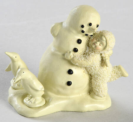 Snowbabies-Miniature All We Need Is Love-Set Of 3 - No Box