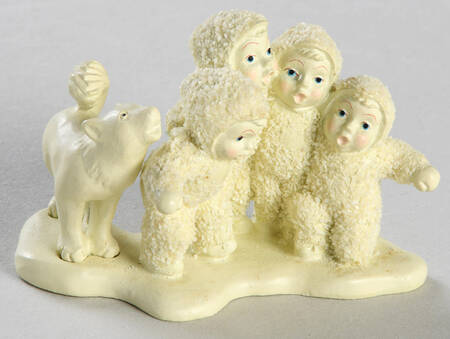 Snowbabies-Miniature Five Part Harmony-Set Of 2 - Boxed