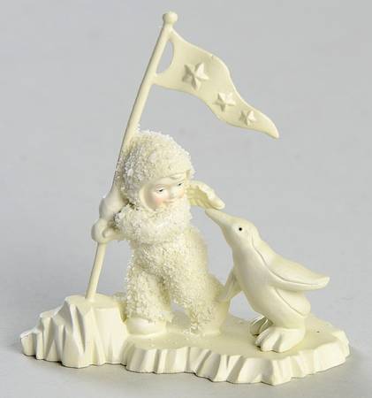 Snowbabies-Miniature It's A Grand Old Flag-Set Of 2 - Boxed