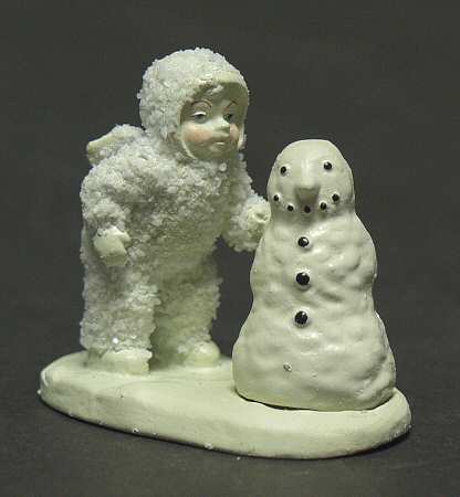 Snowbabies-Miniature Why Don't You Talk To Me?-Set Of 2 - Boxed