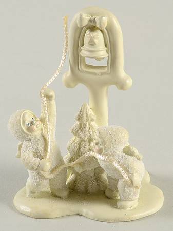 Snowbabies-Miniature Ring The Bells...It's Christmas! - With Box