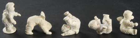 Snowbabies-Miniature Tumbling In The Snow-Set Of 5 - Boxed