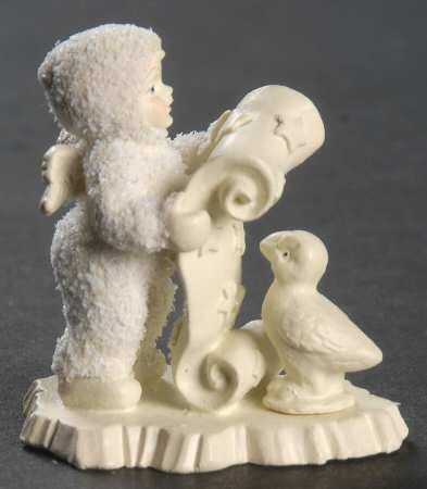 Snowbabies-Miniature Are You On My List?-Set Of 2 - Boxed