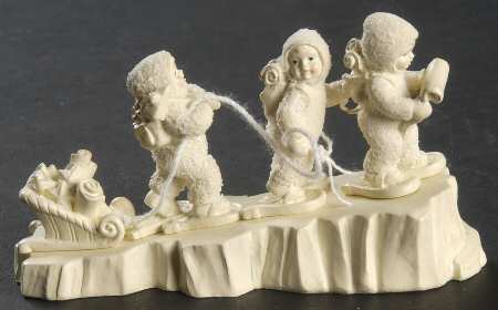 Snowbabies-Miniature Climb Every Mountain-Set Of 5 - No Box