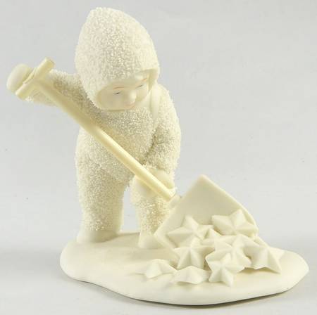 Snowbabies So Much Work To Do-Shoveling Stars - Boxed