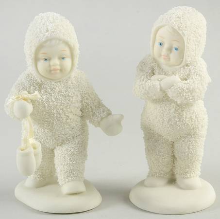 Snowbabies I Found Your Mittens-Set Of 2 - With Box 53