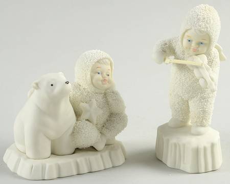 Snowbabies You Are My Lucky Star-Set Of 2 - Boxed