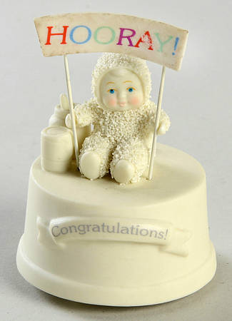 Snowbabies Recordable Boxes Congratulations - Boxed