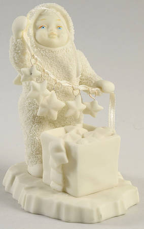 Snowbabies Stringing Fallen Stars - Boxed