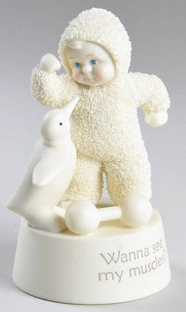 Snowbabies Wanna See My Muscles - Boxed