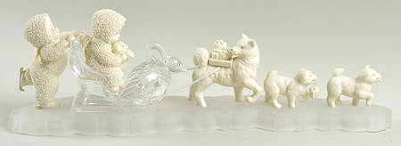 Snowbabies Making Tracks - With Box Bx668