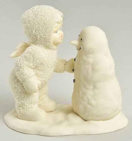 Snowbabies Why Don't You Talk To Me-With Snowman - Boxed