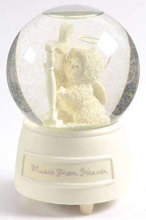 Snowbabies Waterglobe Music From Heaven - With Box