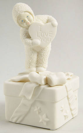 Snowbabies I Love You From The Bottom Of My Heart - Boxed