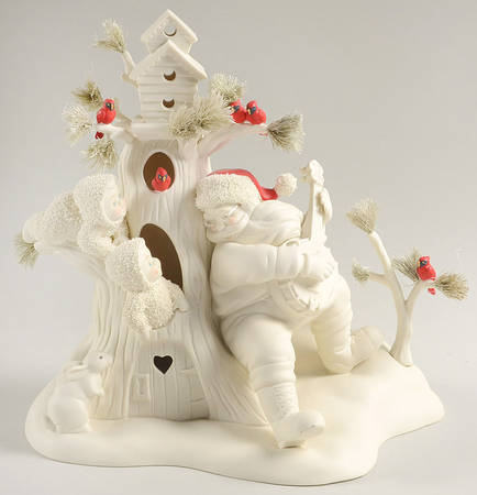 Snowbabies Sing Us A Song, Santa - With Box Bx665