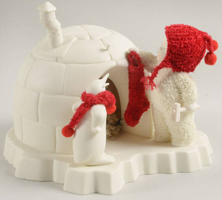 Snowbabies The Stocking Was Hung By The Chimney - With Box