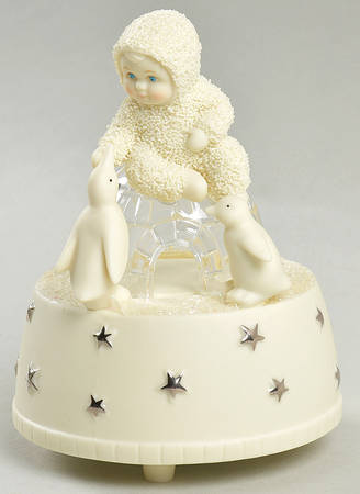 Snowbabies Winter Wonderland-Music Box - With Box Bx 628