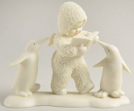 Snowbabies Sharing A Story - Boxed