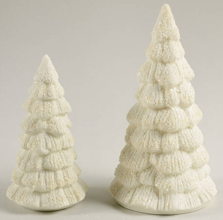 Snowbabies Frosty Forest-Set Of 2 Trees - Boxed