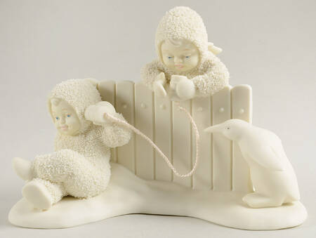 Snowbabies Burning Up The Lines - Boxed