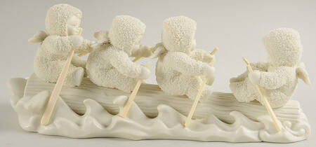 Snowbabies Pull Together - 392 With Box