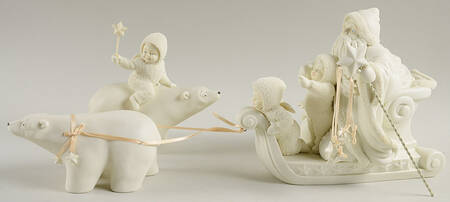 Snowbabies Jack Frost-Sleighride Through Stars 3pc - Boxed