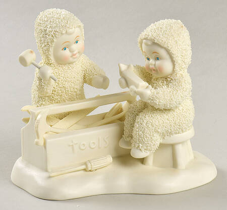 Snowbabies It's Grampa's Toolbox - Boxed