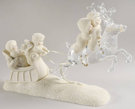Snowbabies Up Into The Stars - W-11 1/2" - Boxed