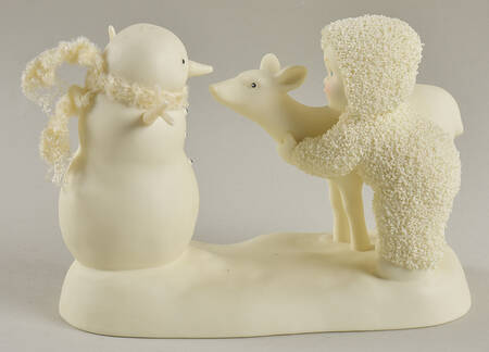 Snowbabies Deer Friends - No Box
