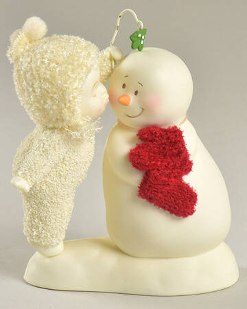 Snowbabies Meet Me Under The Mistletoe - Boxed