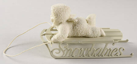 Snowbabies Slip, Sliding Away - With Box Bx394