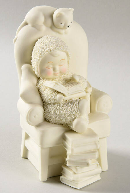 Snowbabies So Many Books-So Little Time - Boxed