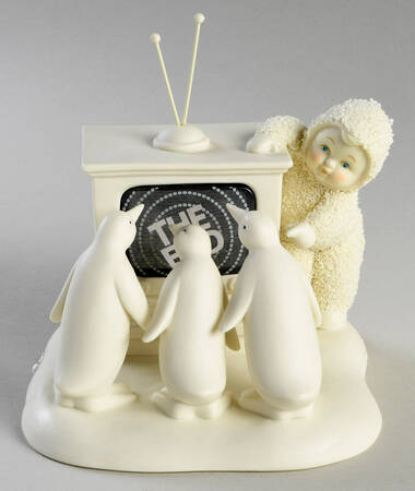 Snowbabies That's Enough Tv For Today - With Box