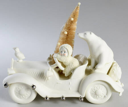 Snowbabies Over The River And Through The Woods - No Box