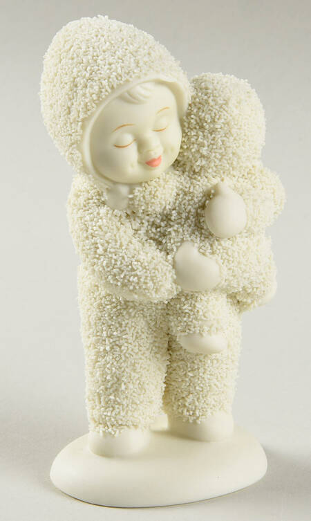 Snowbabies Snuggling Baby Doll - No Box